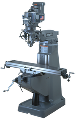 Vertical Mill - R-8 Spindle - 9 x 49'' Table Size - 3HP - 30 min. 2Hp Continuous Run, 3PH, 230V Motor - A1 Tooling