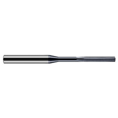 Miniature Reamers - 0.0300″ Reamer Diameter × 0.2180″ (7/32″) Margin Length Carbide Reamer, 4 Flutes, AlTiN Coated