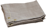 8' x 10' - Tan - Toughguard Fiberglass Welding Blanket - A1 Tooling