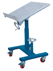 Tilting Work Table - 24 x 24'' 300 lb Capacity; 21-1/2 to 42" Service Range - A1 Tooling