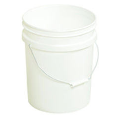 Plastic Pail - Model PAIL54PWS - White - Can be used with liquids up to 190°F - A1 Tooling