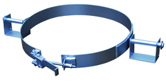 Galvanized Tilting Drum Ring - 30 Gallon - 1200 lbs Lifting Capacity - A1 Tooling