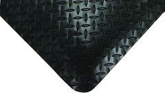 3' x 10' x 15/16" Thick Diamond Comfort Mat - Black - A1 Tooling