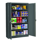 48"W x 24"D x 78"H Storage Cabinet w/400 Lb Capacity per Shelf for Lots of Heavy Duty Storage - Welded Set Up - A1 Tooling