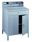 34-1/2" W x 29" D x 53" H - Foreman's Desk - Closed Type - w/Lockable Cabinet (w/Shelf) & Drawer - A1 Tooling