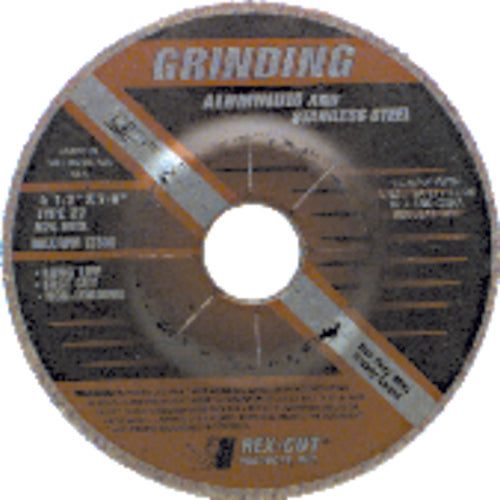 7″ × 1/4″ × 7/8″ - Aluminum Oxide A36GFX - Depressed Center Wheel - A1 Tooling