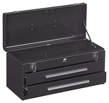 2-Drawer Portable Tool Chest - Model No.220B Brown 9.75H x 8.63D x 20.13''W - A1 Tooling