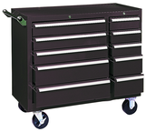 310X 10-Drawer Maintenance Cart - 35'' x 18'' x 39.38'' Brown - A1 Tooling