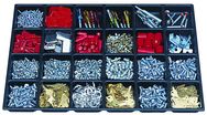 One-Piece ABS Drawer Divider Insert - 24 Compartments - For Use With Any 27" Roller Cabinet w/2" Drawers - A1 Tooling