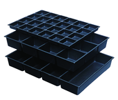 One-Piece ABS Drawer Divider Insert - 12 Compartments - For Use With Any 27" Roller Cabinet w/4" Drawers - A1 Tooling