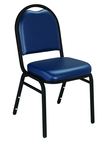 Dome Stack Chair - 7/8" Square-Tube 18-Gauge Steel Frame, 5/8" Underseat H-braces - A1 Tooling