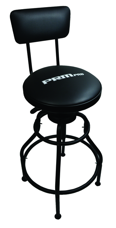 Adjustable Shop Stool with Back Support - A1 Tooling