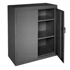 46 x 24 x 42" (Black) - Counter Height Cabinet with Doors - A1 Tooling