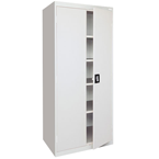 36 x 24 x 78" (Light Gray) - Transport Cabinet with Doors - A1 Tooling