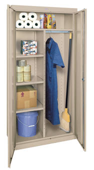 46 x 24 x 72" (Tropic Sand) - Combination Storage Cabinet with Doors - A1 Tooling