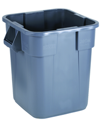 Trash Container - 28 Gallon Square Gray - A1 Tooling