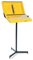 Yellow Information Workstand With Drop Pocket - A1 Tooling