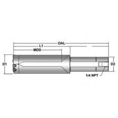 R34X22-150L Revolution Drill Holder - A1 Tooling