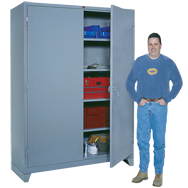 60 x 24 x 78'' (Dove Gray or Putty) - Full Height Wide Storage Cabinet - A1 Tooling