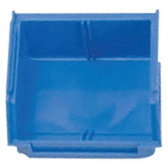 4 1/8″ × 4 1/8″D" × 3″ - Blue Plastic Bin - A1 Tooling