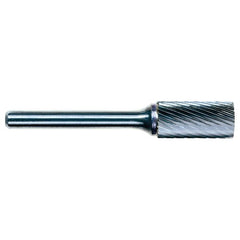 3mm EdgeHog Cyl Flat End Miniature Carbide Bur SA-43M-D Std Alt Diamond (Double) - A1 Tooling