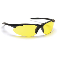 Safety Glasses - Amber Lens, Black Frame, Avante Style - A1 Tooling