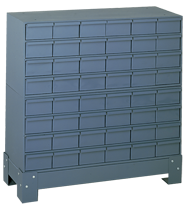 33-3/4 x 12-1/4 x 34-1/4'' (48 Compartments) - Steel Modular Parts Cabinet - A1 Tooling