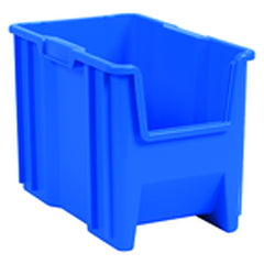 10″ × 17 1/2″ × 10 1/2″ - Blue Stak-N-Store Bin - A1 Tooling