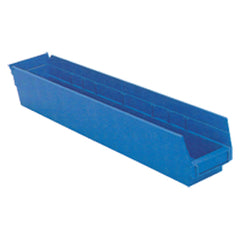 4 1/8″ × 23 5/8″ × 4″ - Blue Economy Shelf Bin - A1 Tooling