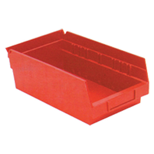 6 5/8″ × 11 5/8″ × 4″ - Red Economy Shelf Bin - A1 Tooling