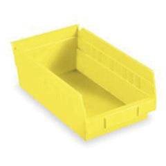 8 3/8″ × 17 7/8″ × 4″ - Yellow Economy Shelf Bin - A1 Tooling