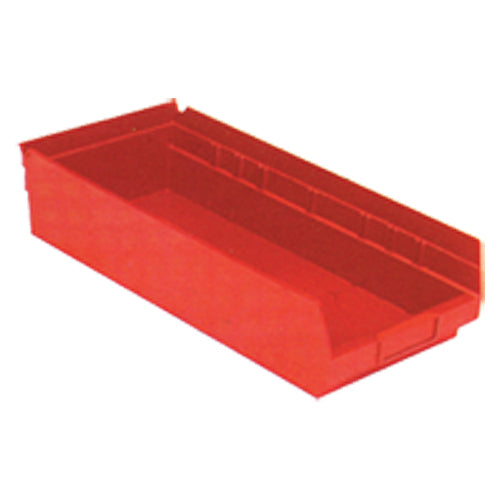 8 3/8″ × 17 7/8″ × 4″ - Red Economy Shelf Bin - A1 Tooling