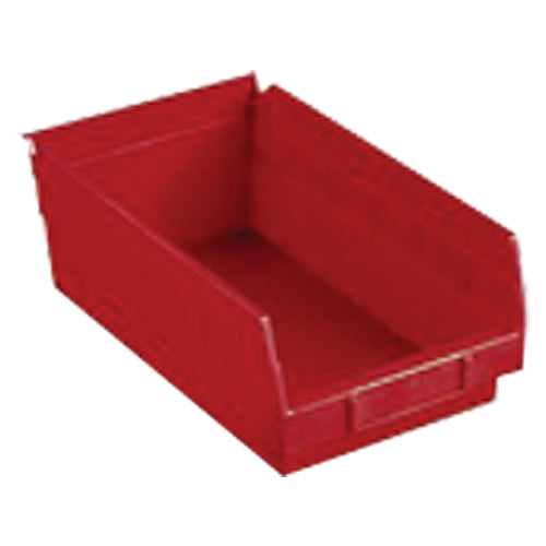 6 5/8″ × 23 5/8″ × 4″ - Red Economy Shelf Bin - A1 Tooling