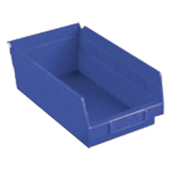 11 1/8″ × 11 5/8″ × 4″ - Blue Economy Shelf Bin - A1 Tooling