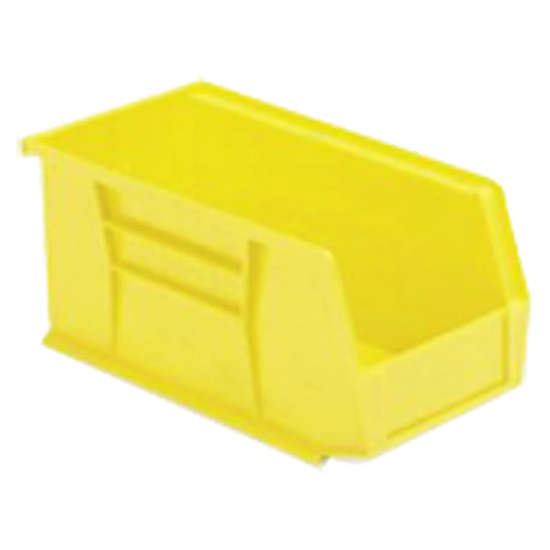 4 1/8″ × 7 3/8″ × 3″ - Yellow Hanging or Stackable Bin - A1 Tooling