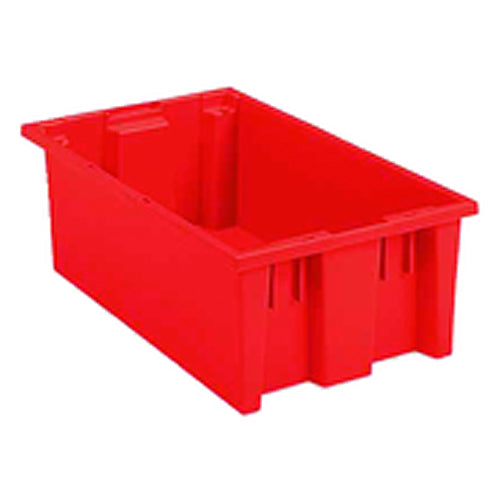 18″ × 11″ × 6″ - Red - Nest Stack Tote Box - A1 Tooling