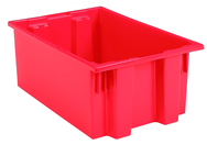 19-1/2 x 15-1/2 x 10'' - Red Nest-Stack-Tote Box - A1 Tooling
