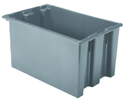 23-1/2 x 15-1/2 x 12'' - Gray Nest-Stack-Tote Box - A1 Tooling