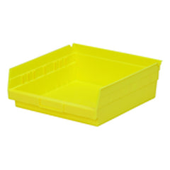 11 1/8″ × 11 5/8″ × 4″ - Yellow Economy Shelf Bin - A1 Tooling