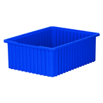 20-1/8 x 14-7/8 x 7-7/16'' - Blue Akro-Grid Stackable Containers - A1 Tooling
