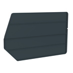 18" x 11" - Black 6-Pack Bin Dividers for use with Akro Stackable Bins - A1 Tooling