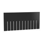 Black 6-Pack Short Bin Dividers for use with Akro-Grid Container 33-228 - A1 Tooling
