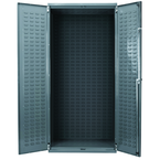 36"W x 24"D x 78" H Louvered Panel Bin Cabinet - A1 Tooling