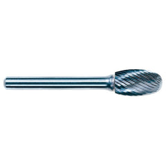 3mm EdgeHog Elliptical Miniature Carbide Bur SE-41L76M-D 76mm OAL Std Alt Diamond (Double) - A1 Tooling