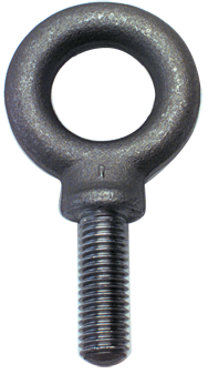 Shoulder Plain Eye Bolt - 1-3/4-5 Thread, 2-7/8'' Eye Dia. - A1 Tooling