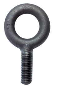 No Shoulder Plain Eye Bolt - 2-4-1/2 Thread, 3-3/8'' Eye Dia. - A1 Tooling