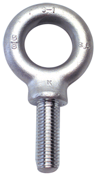 304 Stainless Eye Bolt - 1-8 Thread, 1-13/16'' Eye Dia. - A1 Tooling