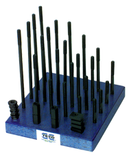 T-Nut and Stud Set - #68205; M12 x 1.75 Stud Size; 16mm T-Slot Size - A1 Tooling