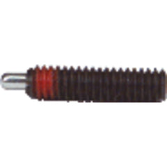 End Force Spring Plunger - 1 lbs Initial End Force, 4 lbs Final End Force (1/4″–28 Thread) - A1 Tooling