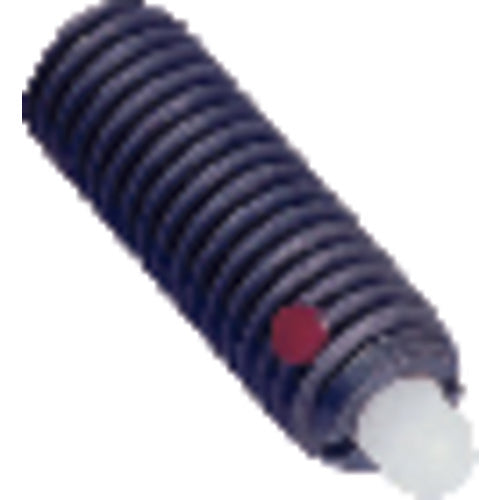 End Force Spring Plunger - 0.70 lbs Initial End Force, 2.3 lbs Final End Force (8–32 Thread) - A1 Tooling